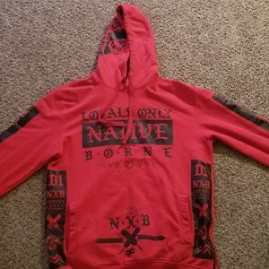 Red Hoodie (Born Native) Size Large